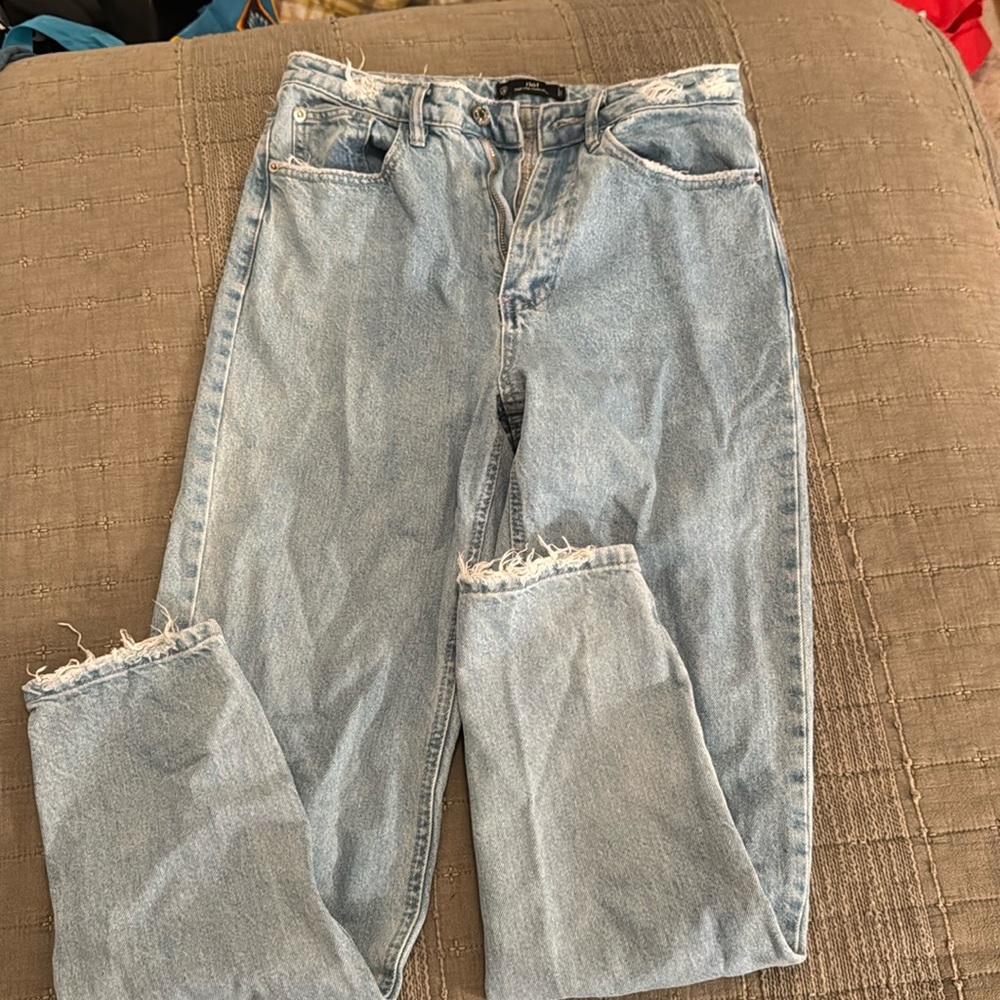 Missguided high rise mom jeans